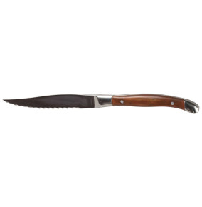 Столовый прибор Нож для стейка 23,5 см коричневая ручка  P.L. Proff Cuisine "Paris" / 326096