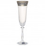 Изображение товара Бокалы для шампанского 190 мл 2 шт  Crystalex CZ s.r.o. "Анжела /Цветочный узор на платине"** / 021848