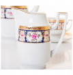 Чайный сервиз на 6 персон 15 предметов  Thun &quot;Луиза /Плетистая роза&quot; / 049663