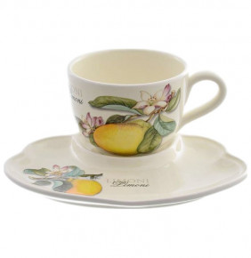Чайная пара 500 мл 1 шт  Artigianato Ceramico by Caroline "Artigianato ceramico /Лимоны" / 156800