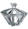 Изображение товара Ваза для конфет 15 см с крышкой  Crystalite Bohemia "Метрополитэн /Без декора" / 088031