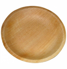Тарелка 12,5 х 2 см 25 шт из пальмовых листьев  / 317717
