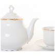 Чайный сервиз на 6 персон 15 предметов  Thun &quot;Констанция /Отводка золото&quot; / 051302