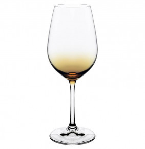 Бокалы для красного вина 350 мл 6 шт  Crystalex CZ s.r.o. "Виола /Оранжевый люстр" / 288576