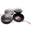 Набор посуды 7 предметов антипригарное покрытие черный  Repast &quot;Leydi /Elite Royal Silver&quot; / 312744