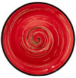 Блюдце 12 см красное  Wilmax &quot;Spiral&quot; / 261563