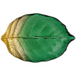 Блюдо 21 см Лист  АКСАМ &quot;Leaf emerald&quot; / 277039
