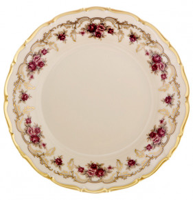Набор тарелок 19 см 6 шт  Bohemia Porcelan Moritz Zdekauer 1810 s.r.o. "Анжелика /Плетистая роза /СК" / 065176