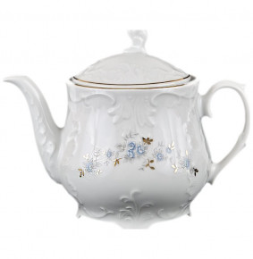 Заварочный чайник 1,1 л  Cmielow "Рококо /Голубой цветок" / 061492