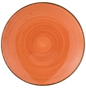 Тарелка 22,5 см  Bronco "Nature /Оранжевый" (4шт.) / 210891
