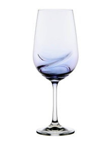 Бокалы для красного вина 550 мл 2 шт  Crystalex CZ s.r.o. "Турбуленция /90397/Фиолетовые" / 329099