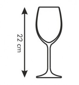 Бокалы для белого вина 350 мл 6 шт "Tescoma /CHARLIE /Без декора" (подарочная упаковка) / 141354