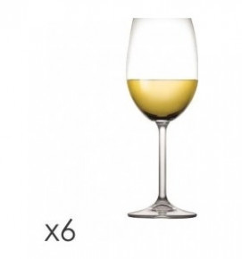 Бокалы для белого вина 350 мл 6 шт "Tescoma /CHARLIE /Без декора" (подарочная упаковка) / 141354