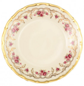 Набор тарелок 17 см 6 шт  Bohemia Porcelan Moritz Zdekauer 1810 s.r.o. "Анжелика /Плетистая роза /СК" / 086882