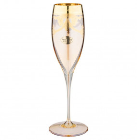 Бокалы для шампанского 260 мл 6 шт янтарные  Art Decor "Амальфи /Золото"  / 276512