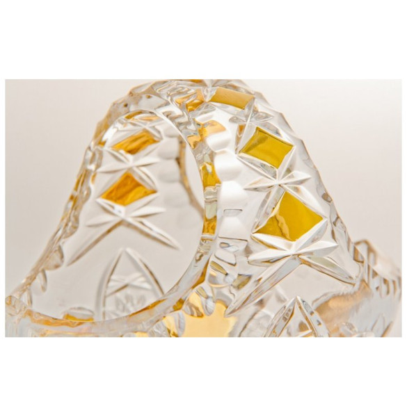 Корзинка 15 см  Aurum Crystal &quot;Хрусталь с золотом&quot; / 012602