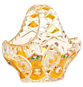 Корзинка 15 см  Aurum Crystal "Хрусталь с золотом" / 012602