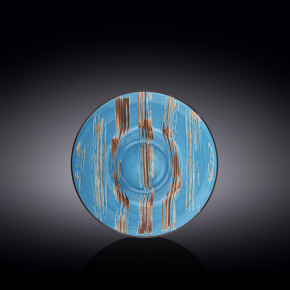 Тарелка 20 см глубокая голубая  Wilmax "Scratch" / 261498