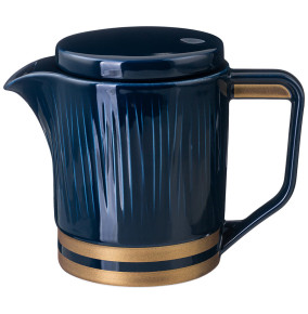 Заварочный чайник 1 л с металлическим ситом синий  LEFARD "Herbal" / 340785