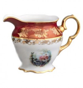 Молочник  Royal Czech Porcelain "Аляска /Барокко красное" / 204645