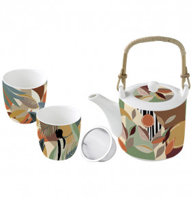 Чайный набор 3 предмета (чайник 600 мл + 2 чашки по 160 мл)  Easy Life "Килиманджаро" (подарочная упаковка) / 291515
