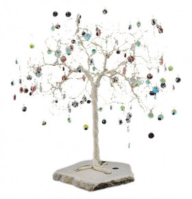 Сувенир в форме дерева, 120 подвесок, h - 40 см / 052930