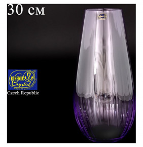 Ваза для цветов 30 см фиолетовая  Crystalex CZ s.r.o. "Оптика" / 084076