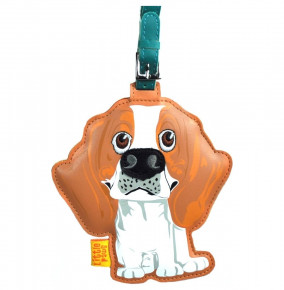 Кожаный брелок на сумку  Arora Design "Beagle" / 143999