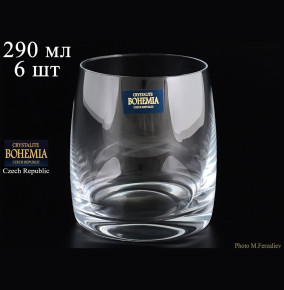 Стаканы для виски 290 мл 6 шт  Crystalite Bohemia "Идеал /Без декора" / 005537