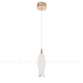 Подвесной светильник 1 рожковый  Cloyd "ARGANA" / керамика - E14 - золото / 341498