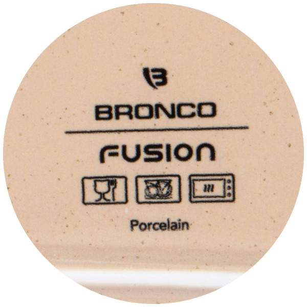 Тарелка 25 х 17 х 2 см  Bronco &quot;Fusion /Кремовый&quot; (2шт.)  / 277003
