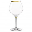 Бокалы для белого вина 350 мл 2 шт  Crystalex CZ s.r.o. &quot;Аморосо /Золотая отводка /8426&quot; / 111237