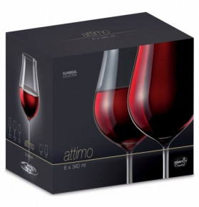 Бокалы для красного вина 500 мл 6 шт  Crystalex CZ s.r.o. "Аттимо /Без декора" / 111261