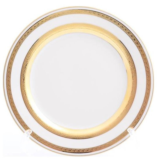 Набор тарелок 20 см 6 шт  Falkenporzellan &quot;Констанц /Двойная золотая лента /9321&quot; крем. / 128594