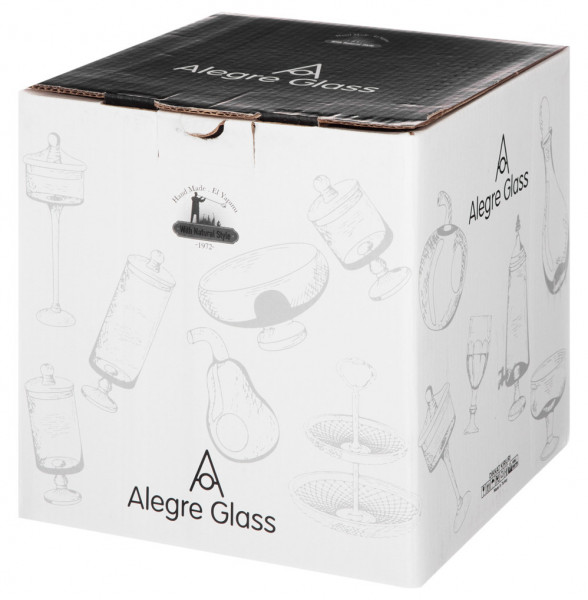 Конфетница 17 х 14 см н/н  Alegre Glass &quot;Sencam&quot; / 289048