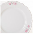 Набор тарелок 19 см 6 шт  Thun &quot;Констанция /Розовые розы /платина&quot; / 051215