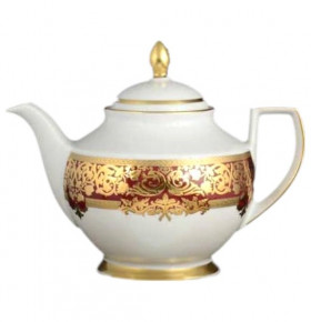 Заварочный чайник 1,2 л  Falkenporzellan "Наталия /Бордо в золотой роскоши" / 137668