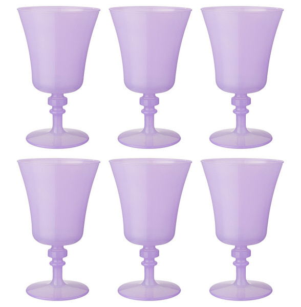Бокалы для белого вина 300 мл 6 шт  Rakle &quot;Iconic purple&quot; / 328646