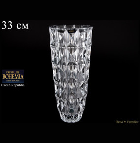 Ваза для цветов 33 см  Crystalite Bohemia "Диаманд /Без декора" / 060149