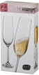 Бокалы для шампанского 190 мл 2 шт  Crystalex CZ s.r.o. &quot;Виола /Свадебные /Голубки&quot; / 124869