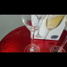 Бокалы для шампанского 190 мл 2 шт  Crystalex CZ s.r.o. "Виола /Свадебные /Голубки" / 124869