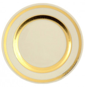Набор тарелок 17 см 6 шт  Falkenporzellan "Констанц /Двойная золотая лента /9321" крем. / 056155