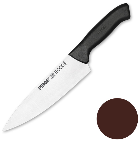 Нож поварской 21 см коричневая ручка  PIRGE &quot;Ecco&quot; / 321697