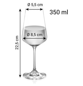 Бокалы для белого вина 350 мл 6 шт  Tescoma "GIORGIO" / 292892