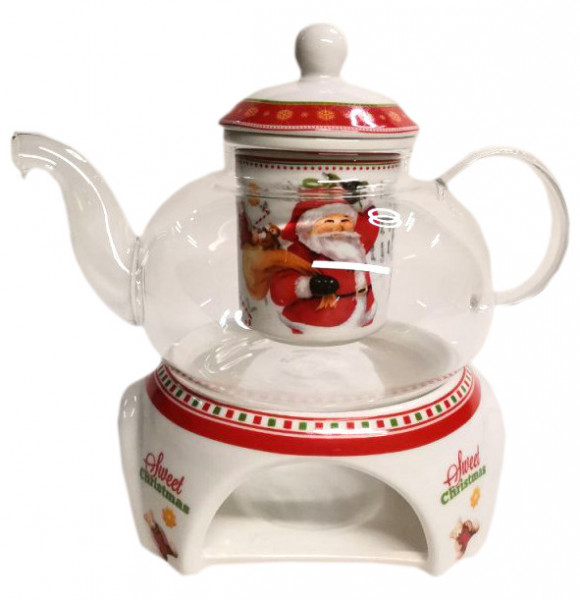 Заварочный чайник 550 мл с подогревом  Royal Classics &quot;Christmas time&quot; / 228233