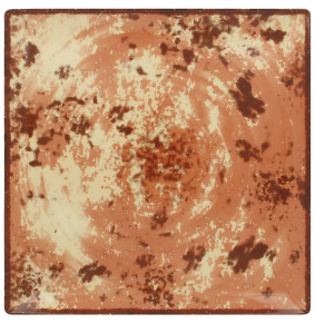 Тарелка 27 х 27 см квадратная плоская красная  RAK Porcelain "Peppery" / 314776