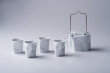 Чайный сервиз 5 предметов белый  Cmielow Design Studio &quot;BENT&quot; / 163396