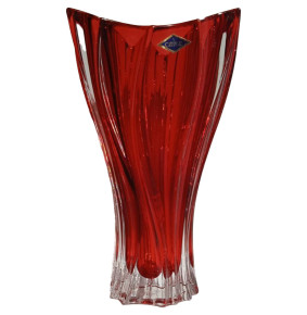 Ваза для цветов 32 см  Aurum Crystal "Plantica /Красная"  / 312975
