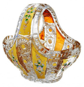 Корзинка 20 см  Aurum Crystal "Хрусталь с золотом" / 033547