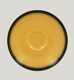 Блюдце 15 см  RAK Porcelain "LEA Yellow" / 318026
